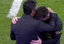 El cálido abrazo entre Lionel Messi y Marcelo Gallardo