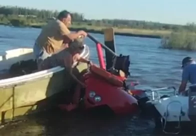 Tragedia en el río Paraná: Helicóptero se estrella en Ramallo, fallece un ocupante de 71 años, pero cuatro son rescatados ilesos